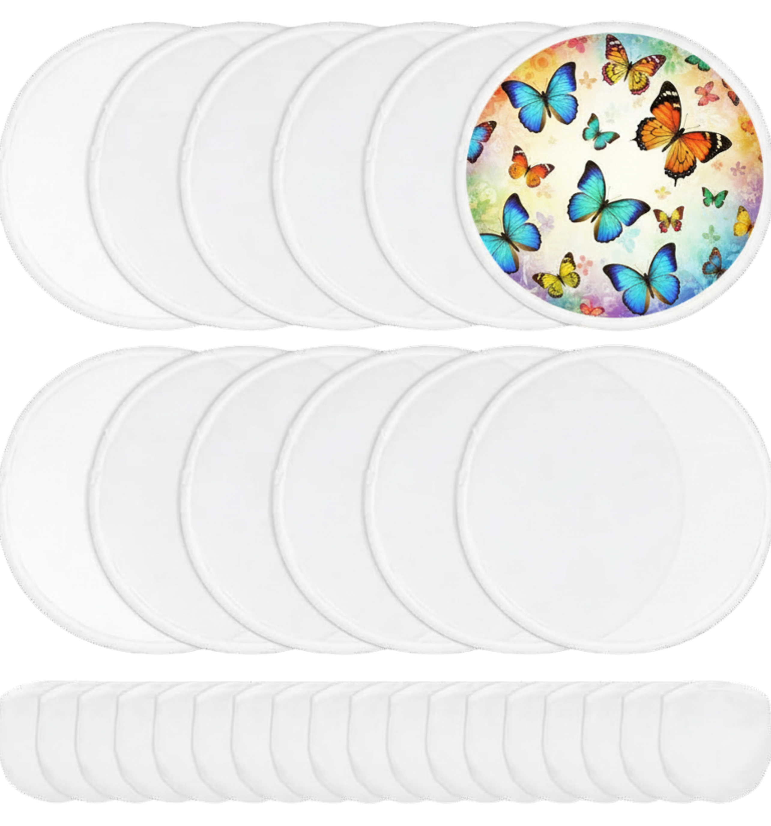 Custom Foldable Sublimation Disc Fans