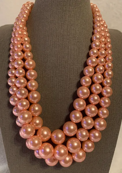 Three Layer Pearl Necklace