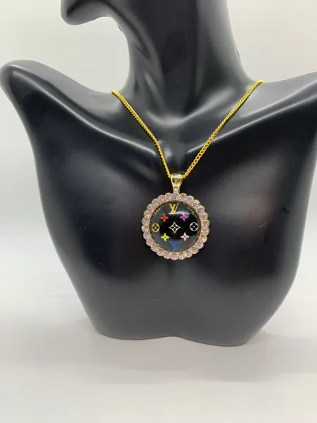 LV Inspired Necklace