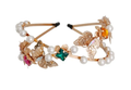Pearl Rhinestone Butterfly Headband