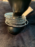 Diamond Cut Bangle Bracelets
