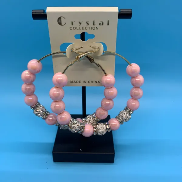 Pastel Pearl Hoops