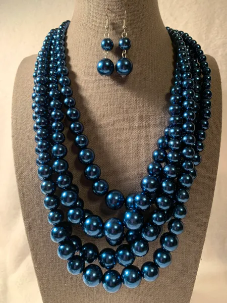 Five Layer Pearl Necklace