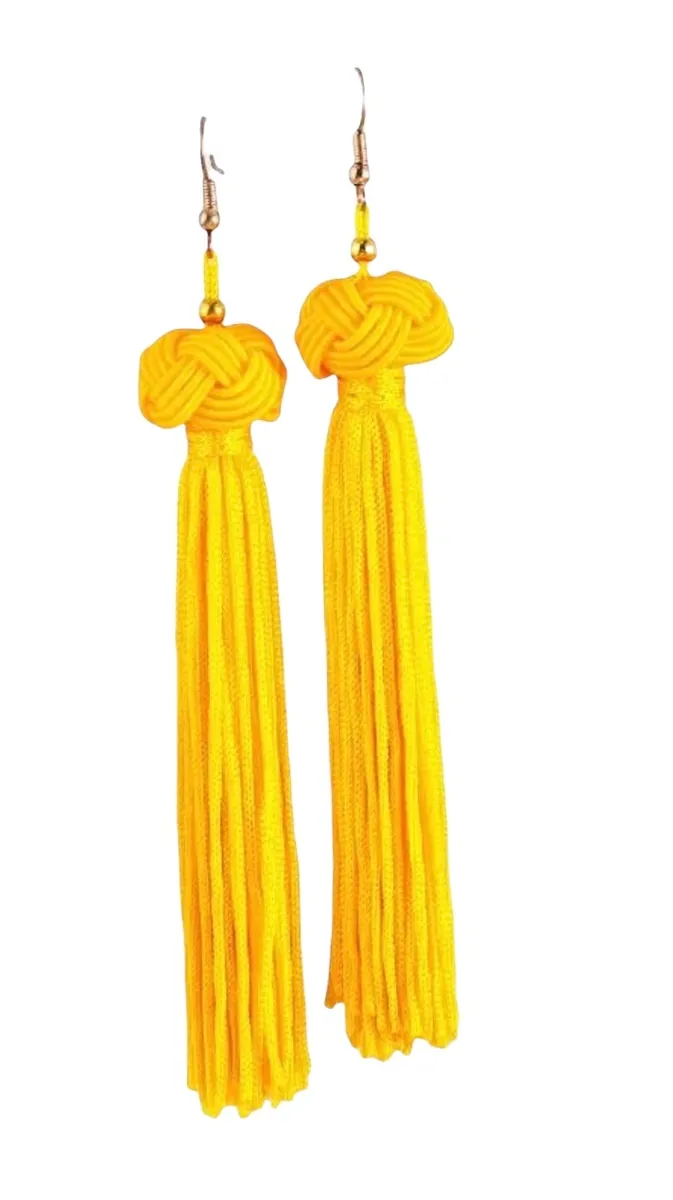 Ethnic Long Tassel Earrings