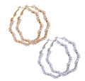 Pearl Twisted Hoops