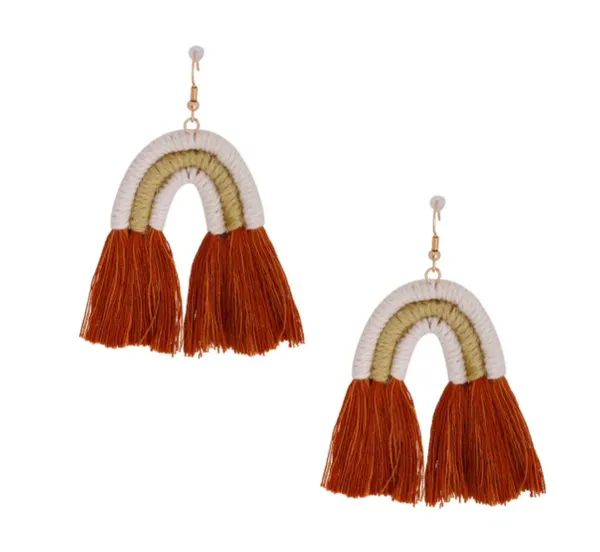 Tassel Arc Earrings