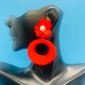 Flower & Pearl Earrings