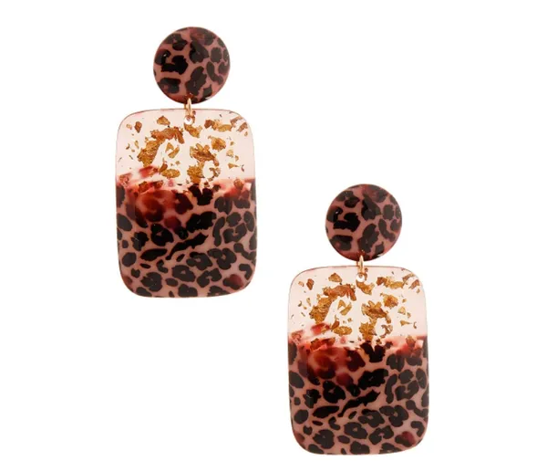 Gold Flake Earrings