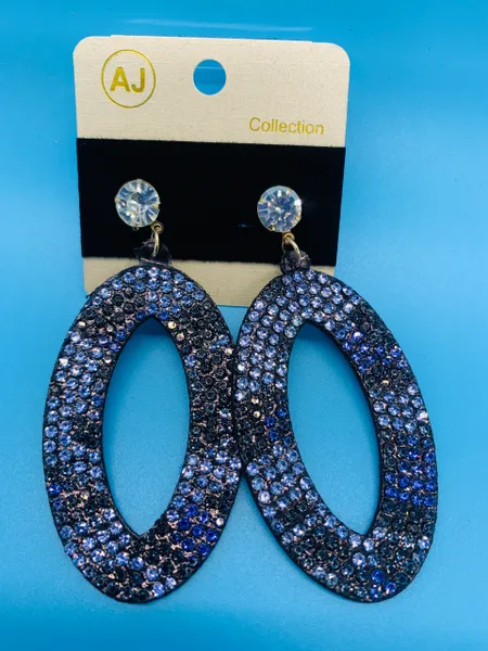 Bling Cheetah Earrings