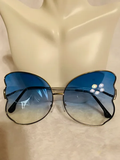 Butterfly Shaped Tinted Sunglasses