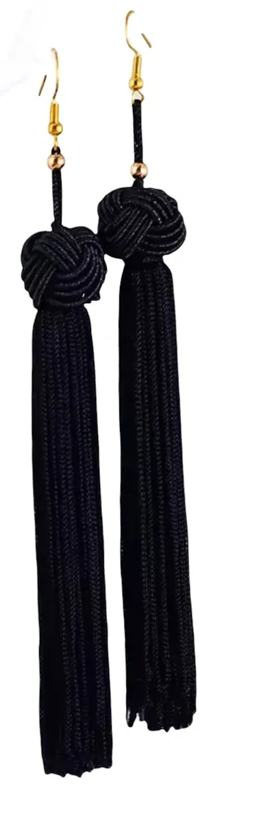 Ethnic Long Tassel Earrings