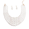 Five Layer Pearl Necklace