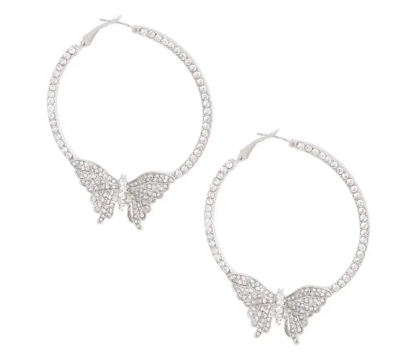 Butterfly Designer Hoops