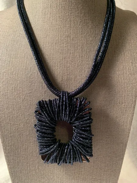 Square Bars Necklace Set