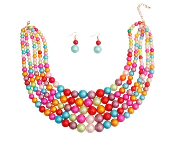 Five Layer Pearl Necklace
