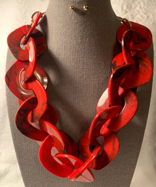 Red Runner Necklace
