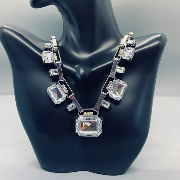 Rhinestone Link Necklace