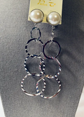Pearl Hoop Earrings