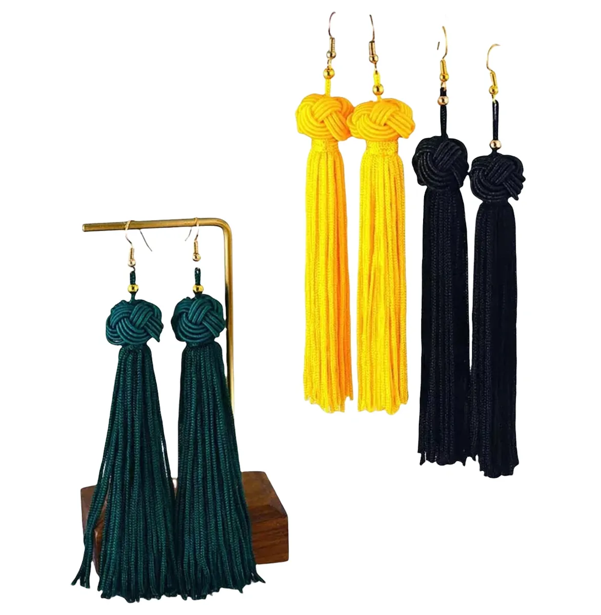 Ethnic Long Tassel Earrings