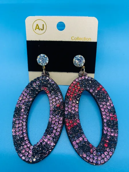 Bling Cheetah Earrings