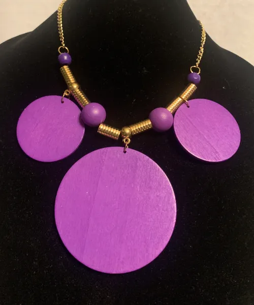 African Wooden Necklace