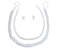 Layered Butterfly Cuban Chain Set