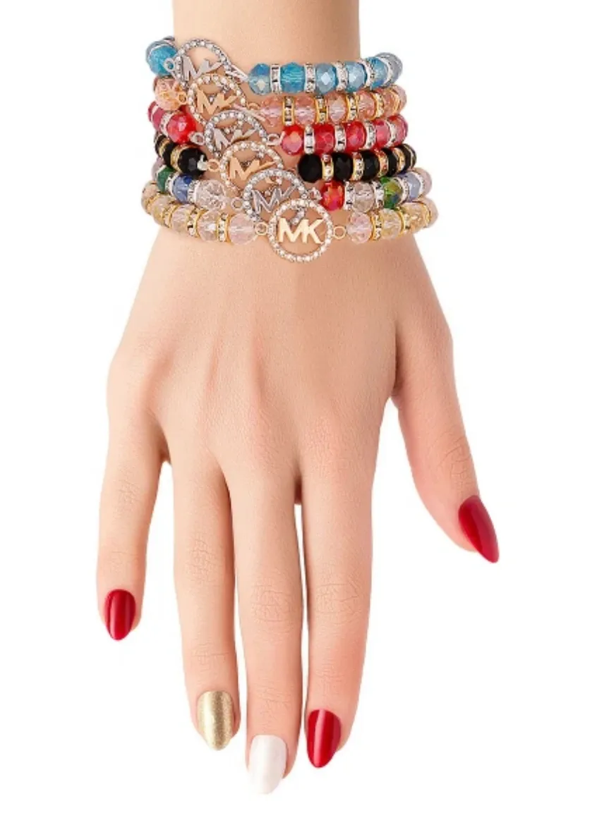 Beaded Chain Link Bracelets