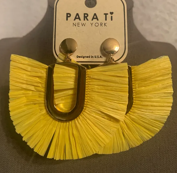 Paper Tassel Earrings
