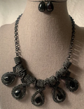 Black Beauty Rhinestone Necklace