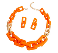 Rectangle Link Chain Necklace