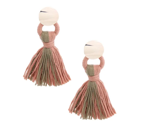 Thread Tassel Earrings