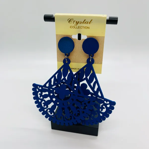 Wooden Trio Earrings