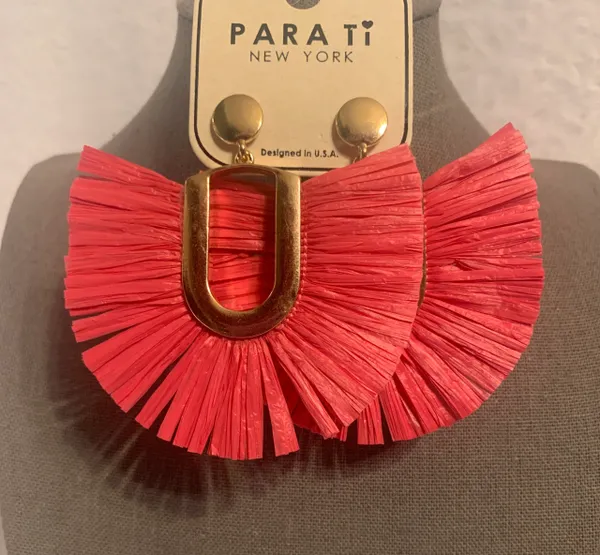 Paper Tassel Earrings