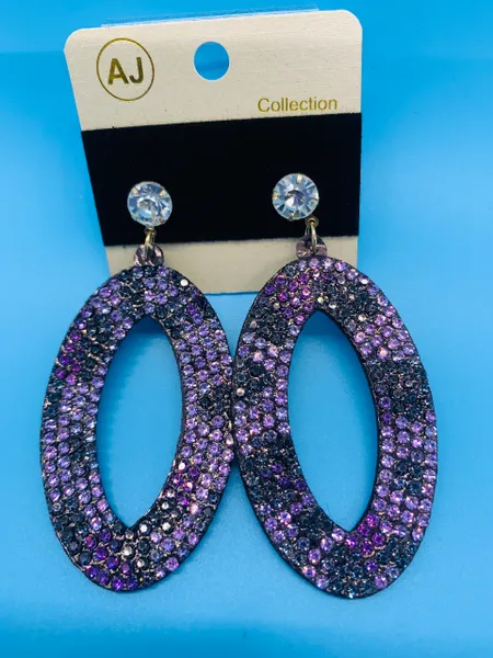 Bling Cheetah Earrings