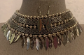 Metal Leafy Choker Necklace