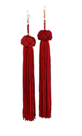 Ethnic Long Tassel Earrings