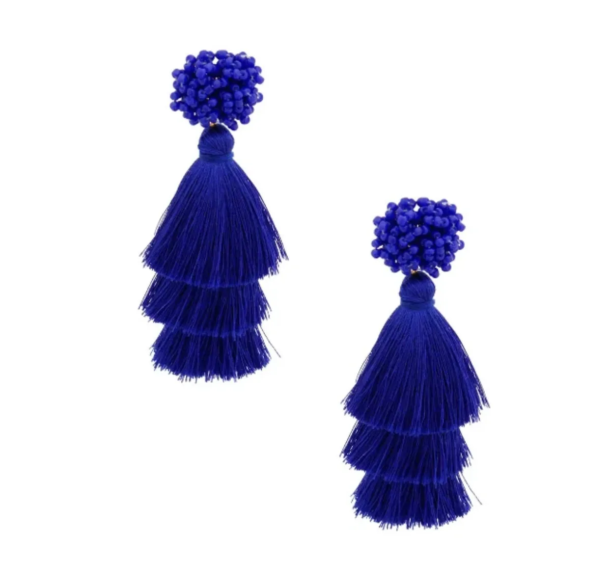 Triple Tassel Earrings