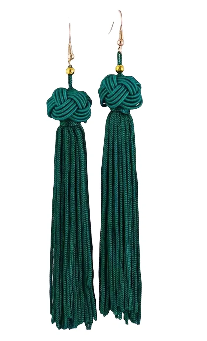 Ethnic Long Tassel Earrings