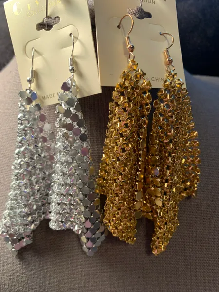 Metal Mesh Earrings