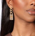 Bee Chain Inspired Earrings