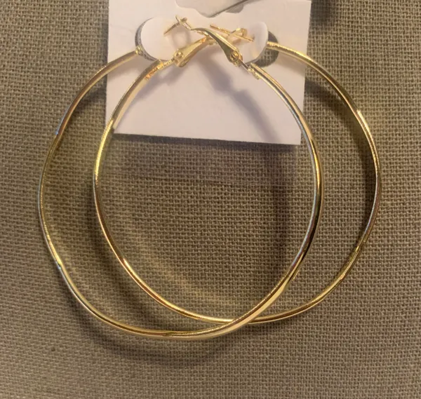 Wavy Hoop Earrings