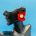 Flower 🌺 Diamond Bling Earrings