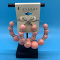 Graduated Pastel Pearl Earrings