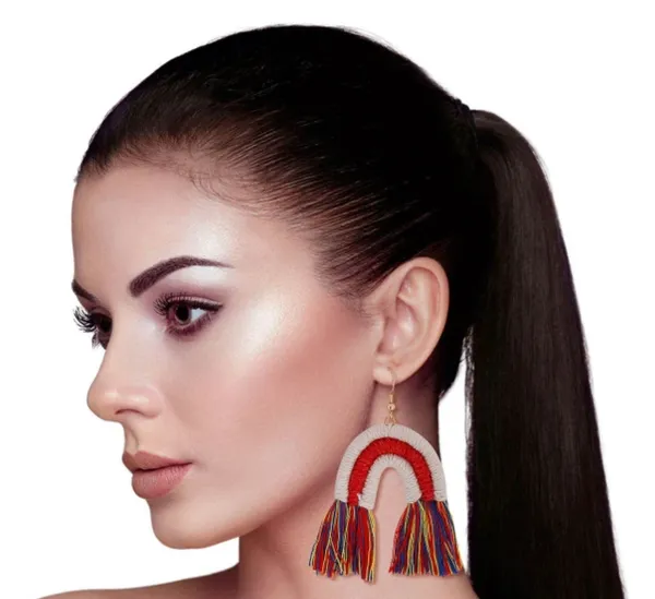 Tassel Arc Earrings