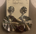 Silver Flower Earrings