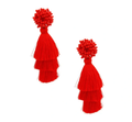 Triple Tassel Earrings