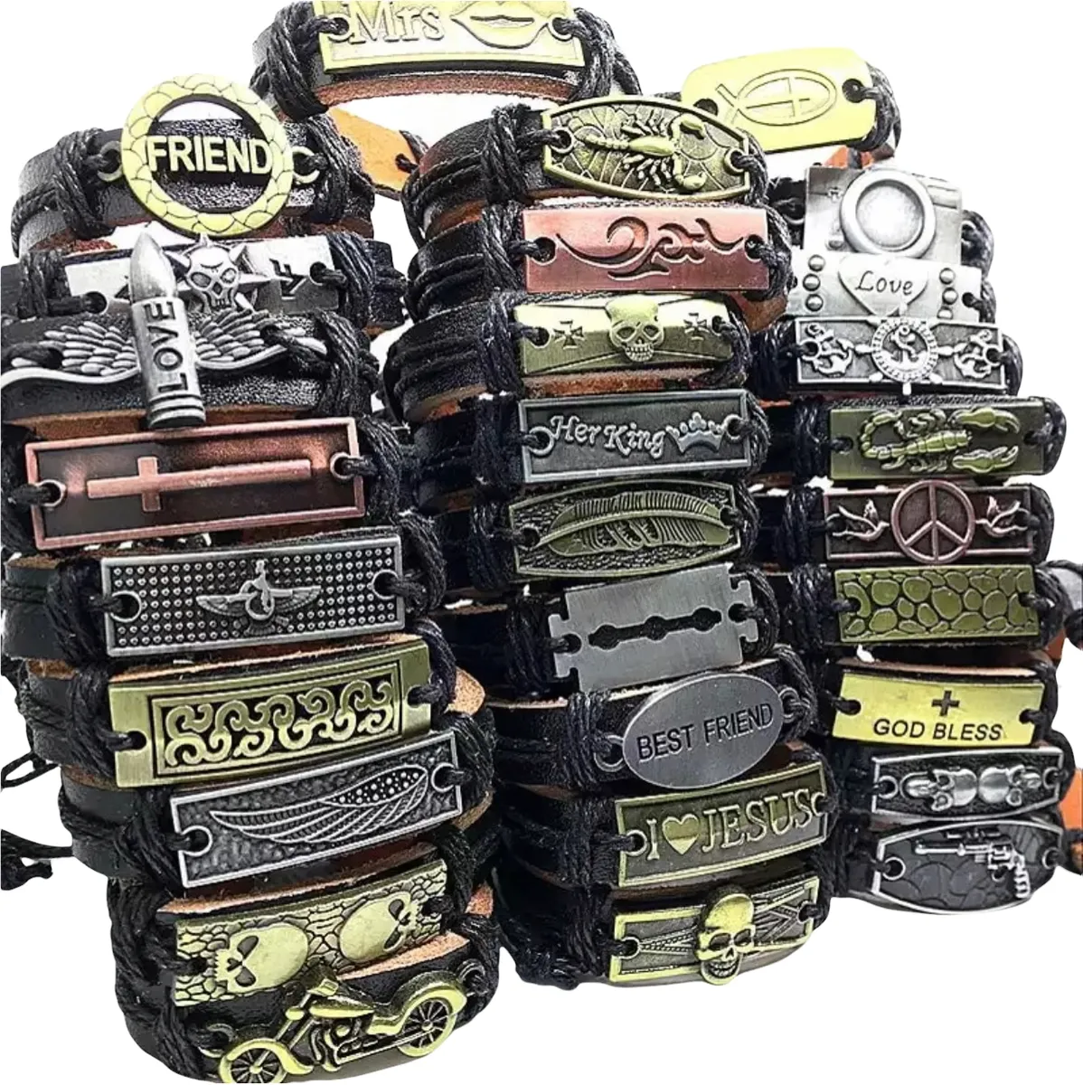 Genuine Cuff Leather Bracelet