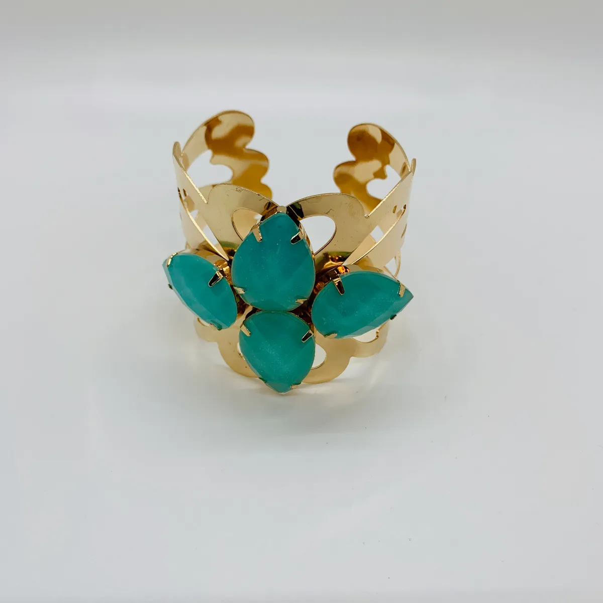 Teardrop Crystal Cuffs Bracelets