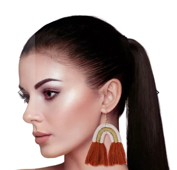 Tassel Arc Earrings