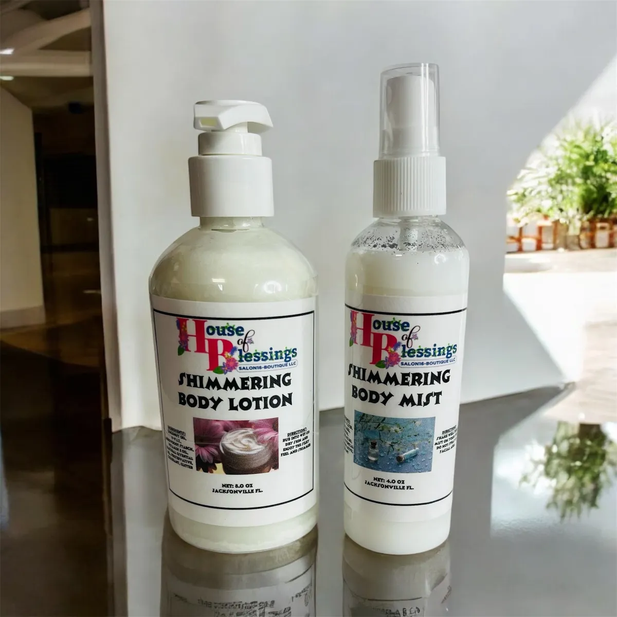 Shimmering Body Lotion and Mist